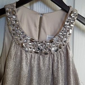 NWT Jackie Jon Sleeveless Sequence Dress - Size 6